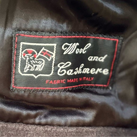 MARIO VALENTE Parka—Wool & Cashmere Blend—Mens 38—Plaid Lining—Made in ITALY—VG+ - Picture 13 of 16